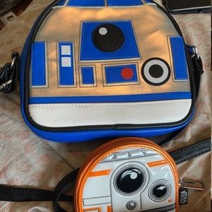 Loungefly r2d2 and bb8 bag crossbody.